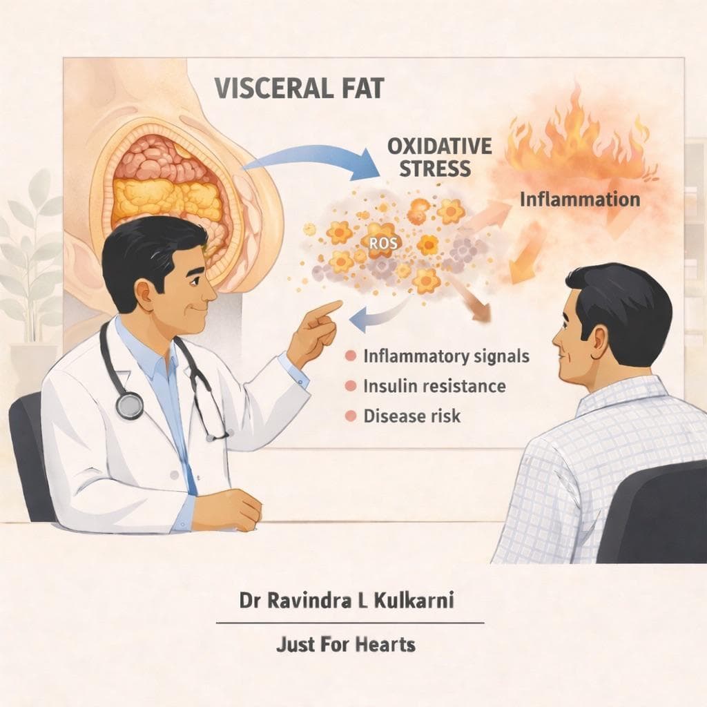 Visceral Fat म्हणजे काय आणि ते धोकादायक का आहे?